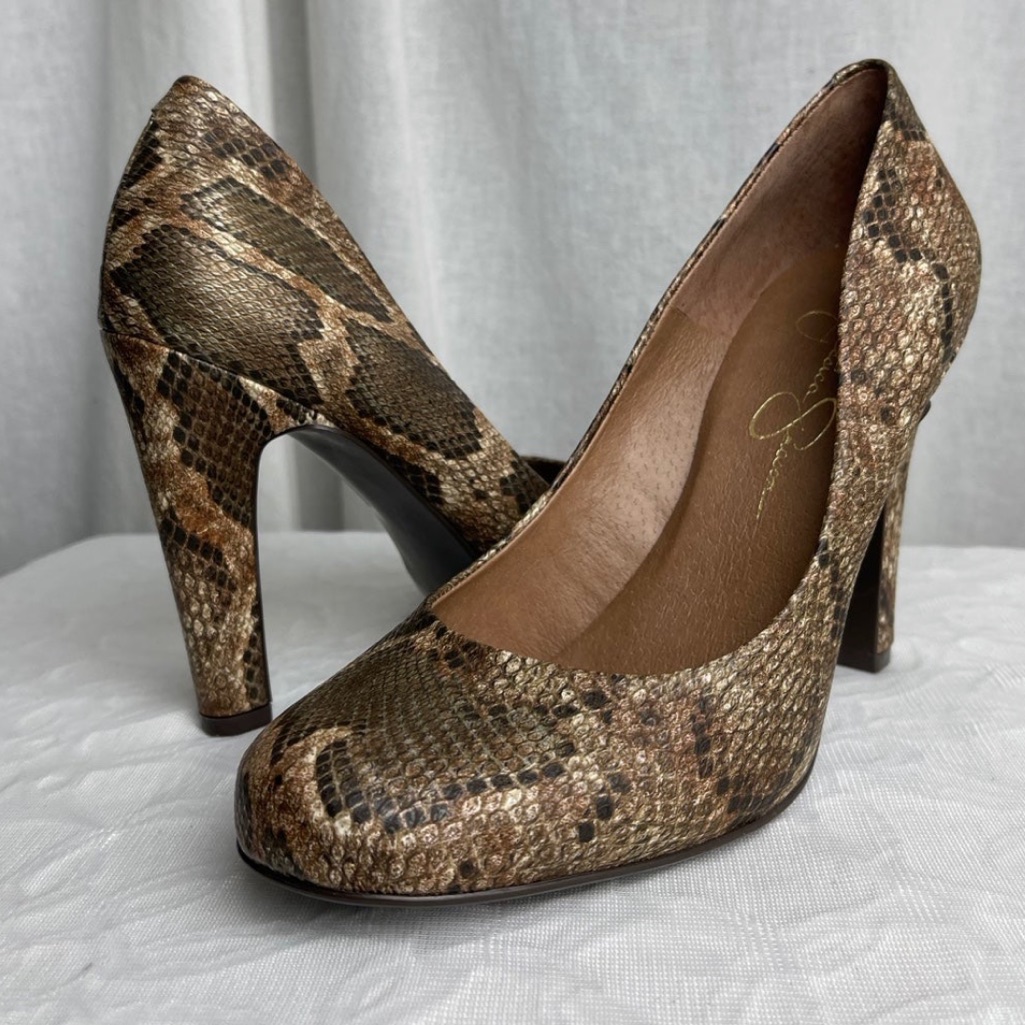 Jessica Simpson Jessica Faux Snakeskin Heels Jessica Simpson Jessica Faux Snakeskin Heels